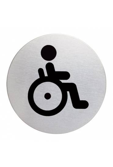 Placa servicios para discapacitados