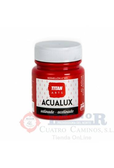 Titan Acualux 100 ml satinado Bermellon