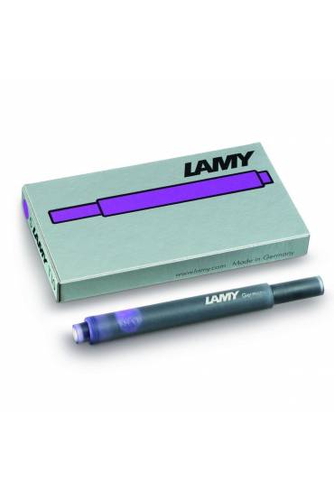 Caja 5 cartuchos de tinta pluma Lamy T10 violeta