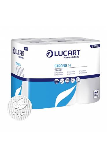 Papel higienico Lucart Strong doble capa 12 rollos