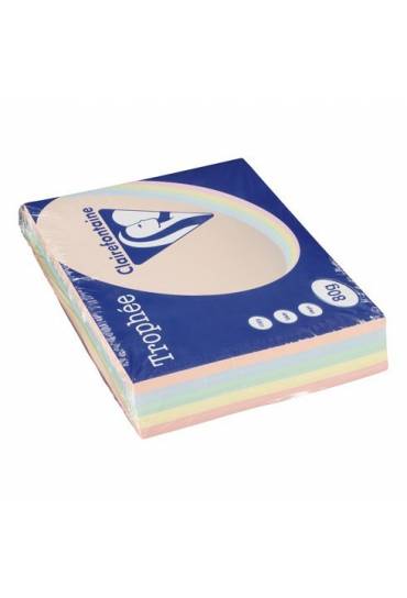 Papel Clairfontaine A4 80g 500h surtidos pastel