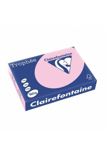 Papel Clairefontaine A4 160g 250 hojas rosa pastel