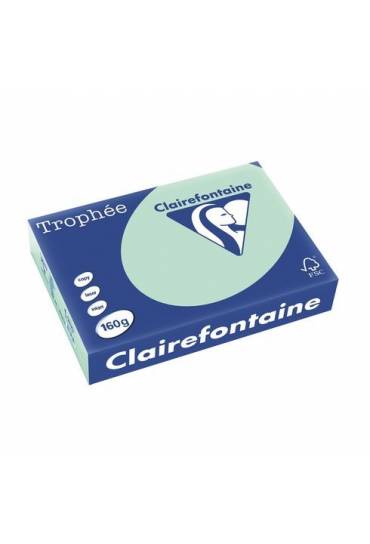 Papel Clairefontaine A4 160g 250 hojas verde paste