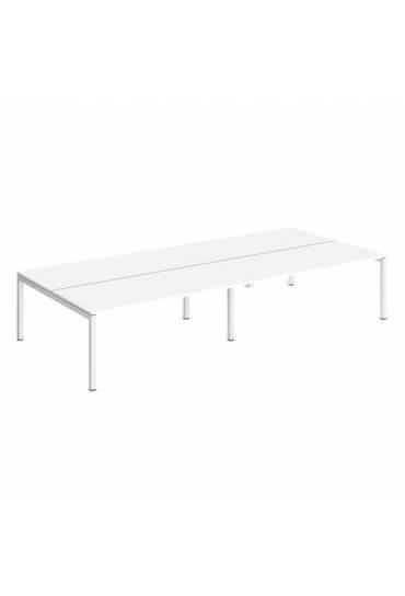 Conjunto 4 mesas180 blanco Arko blanco