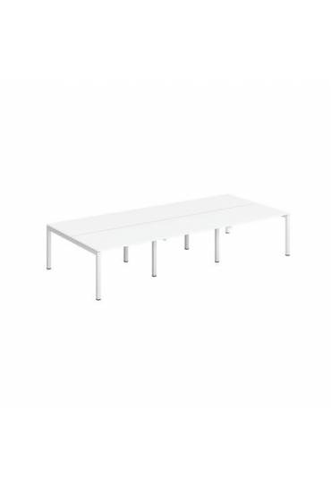 Conjunto 6 mesas120 blanco Arko blanco