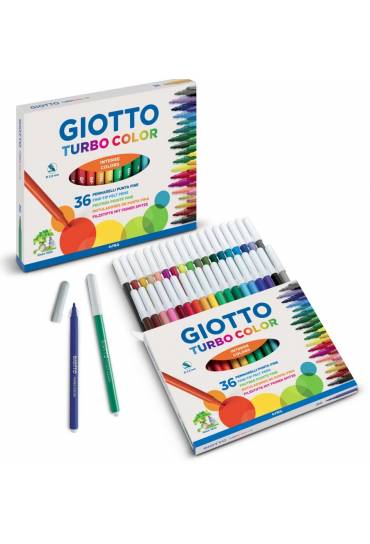 Caja 36 rotuladores Giotto Turbo Color