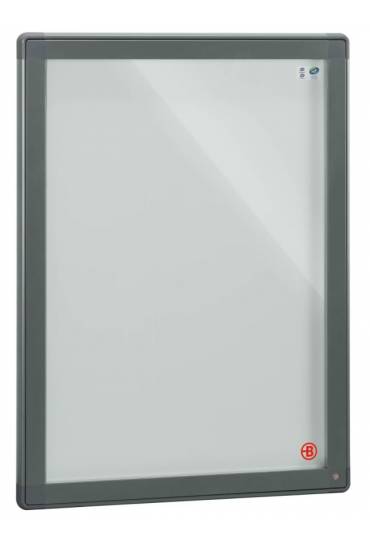 Vitrina exterior JMB puerta cristal 101x74 gris