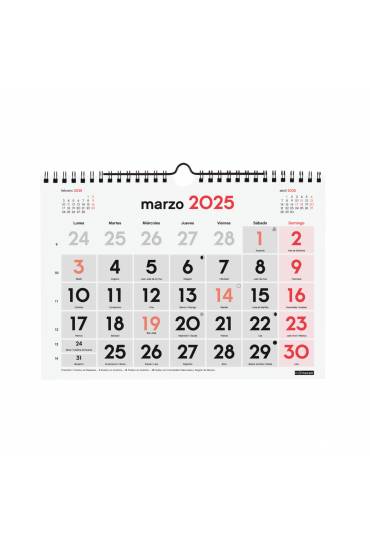 Calendario pared