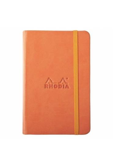 Cuaderno Rhodiarama A6 rayado naranja