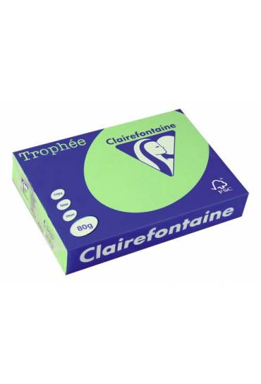 Papel Clairefontaine A4 80g 500 hojas verde