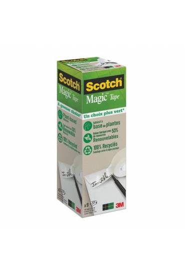 Pack 9 cintas scotch magic ecologica