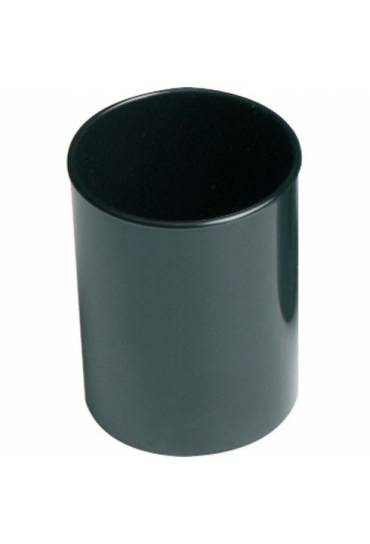 Cubilete Portalapices redondo plastico Faibo negro