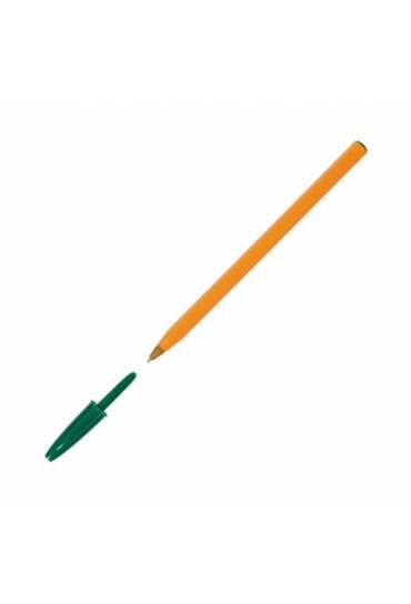 Boligrafo bic naranja fine verde