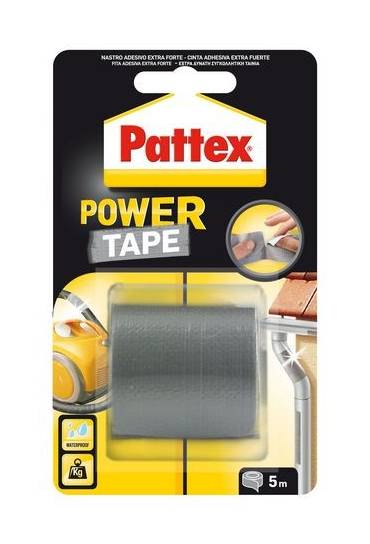 Cinta americana Power tape 5 m gris pattex