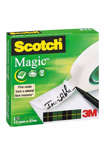 Cinta invisible scotch magic 12x33