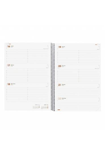 Agenda Finocam year E40 297x210 semana vista azul