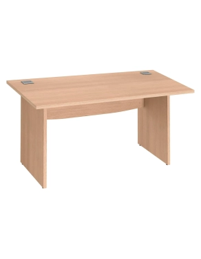 Mesa oficina patas madera 160cm Excellens roble claro