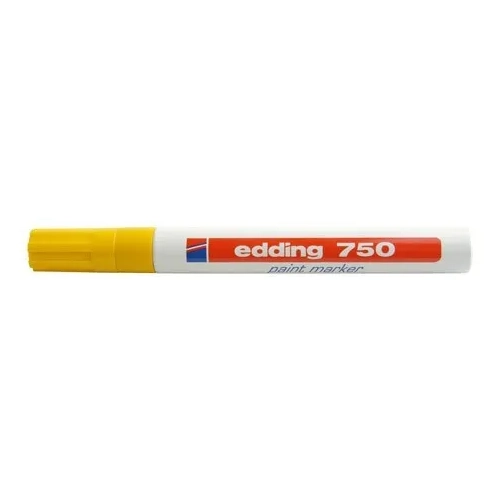 Marcador permanente Edding 750 amarillo