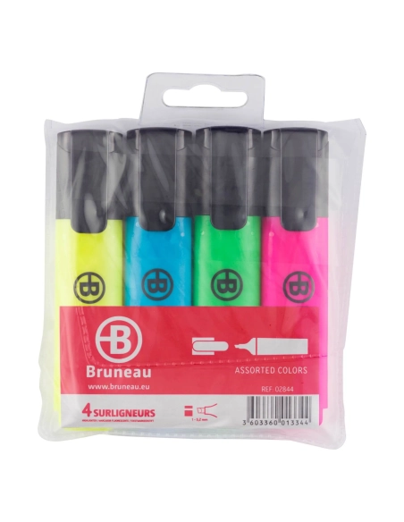 Bolsa  4 rotuladores fluorescentes JMB