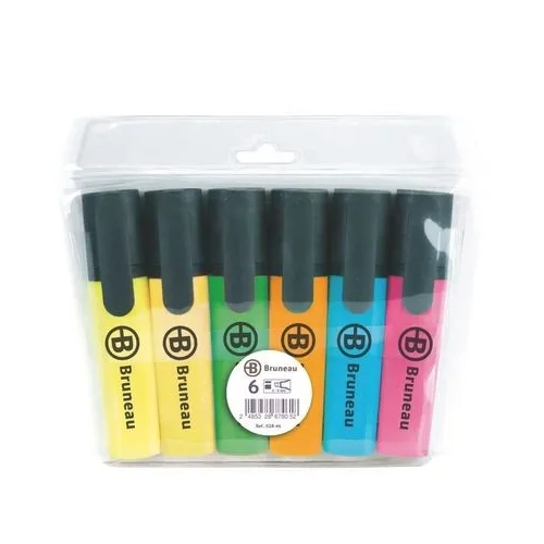 Bolsa  6 rotuladores fluorescentes JMB