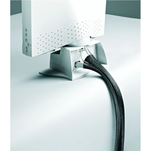 Organizador de cables "tubo" 1,5 m Negro