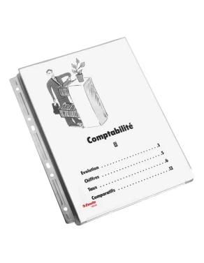 Bolsa 3 fundas PVC multitaladro sin solapa banda metal