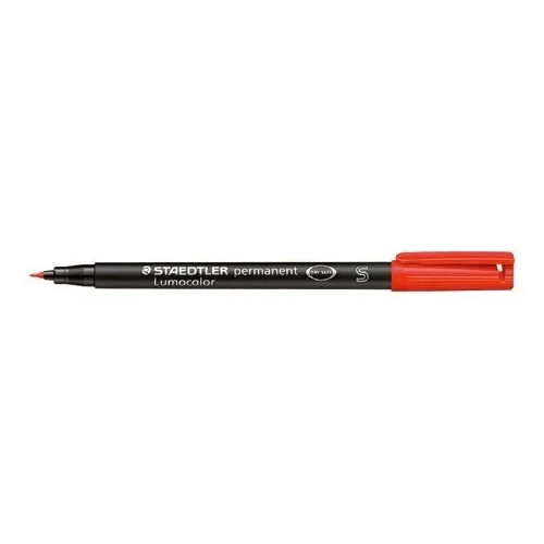 Rotulador permanente Staedtler Lumocolor 0,4mm rojo