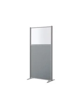 Mampara 160x81 mixta gris