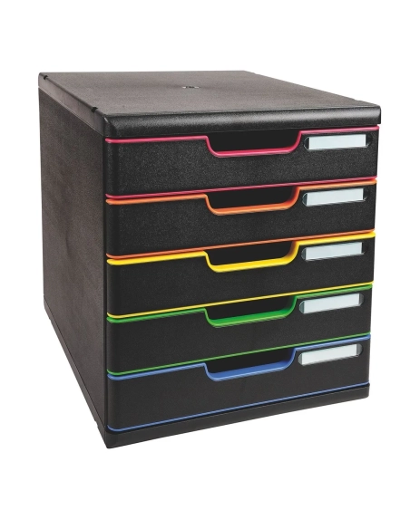 Modulo Organizador 5 cajones multicolor