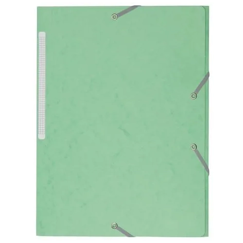 Carpeta carton con gomas 3 solapas 450 gms JMB Pistacho