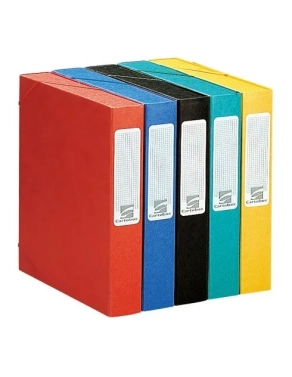 Cartobox brillante 60mm 630g. Exacompta azul