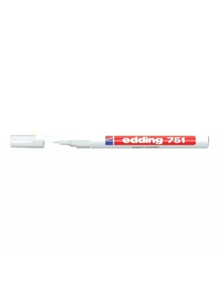 Marcador permanente Edding 751 blanco