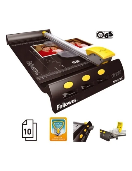 Set 2 cuchillas corte recto neutron Fellowes