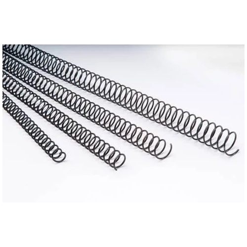 Espirales metálicas 46mm paso 5:1 para encuadernar negra