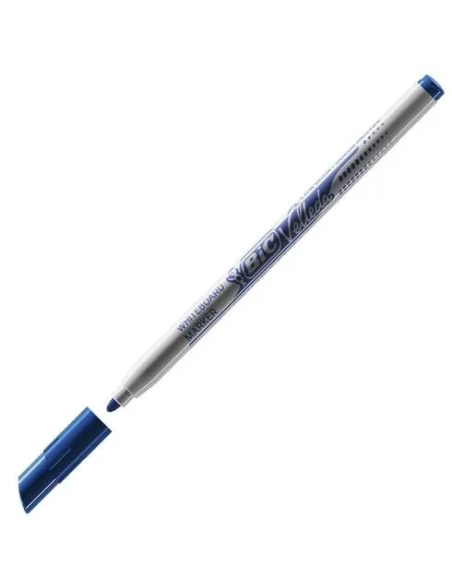 Rotulador pizarra punta fina velleda azul 172106