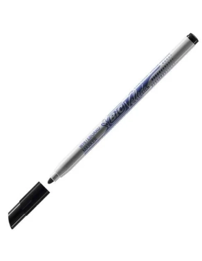 Rotulador pizarra punta fina velleda negro 172109