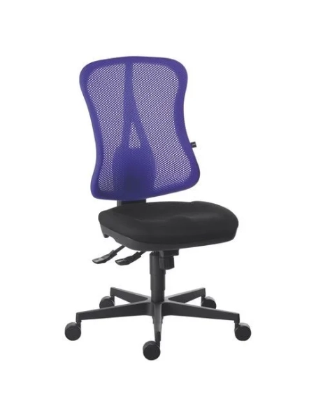 Silla oficina Adrio sincronizada respaldo malla azul