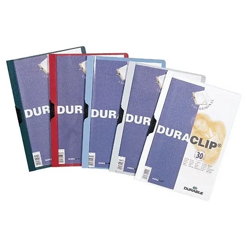 Carpeta Durable duraclip 3mm 30 hojas blanca