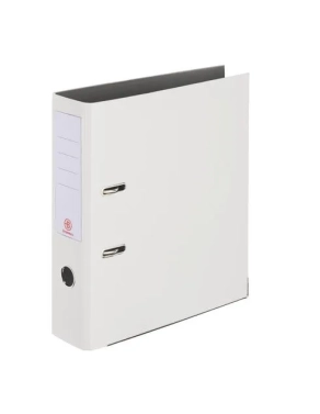 Archivador A4 estrecho forrado polipropileno blanco