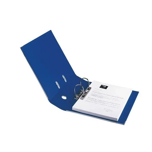 Archivador A4 estrecho forrado polipropileno azul oscuro