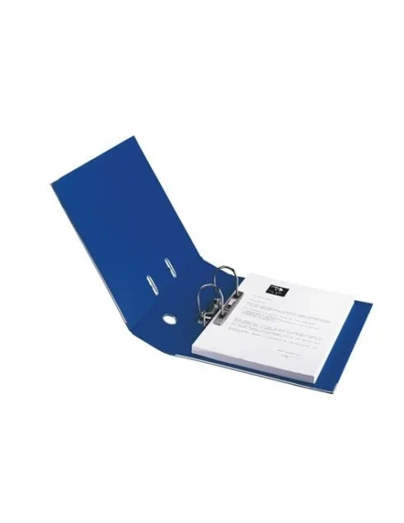 Archivador A4 estrecho forrado polipropileno azul oscuro