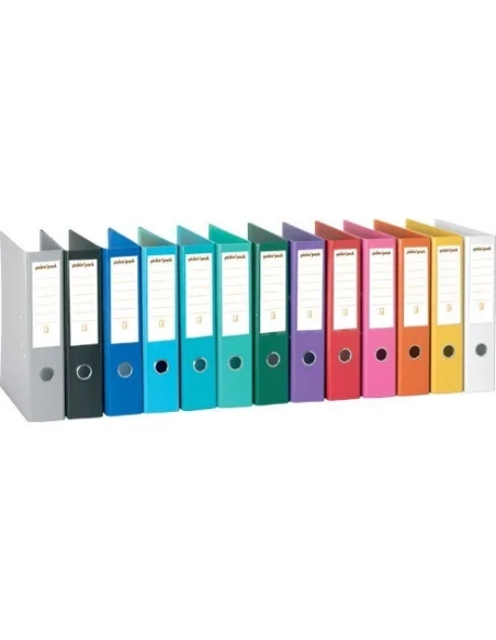 Archivador folio estrecho forrado polipropileno verde