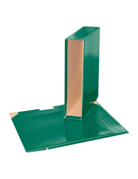 Cajetin para archivador poliprolileno A4 ancho verde