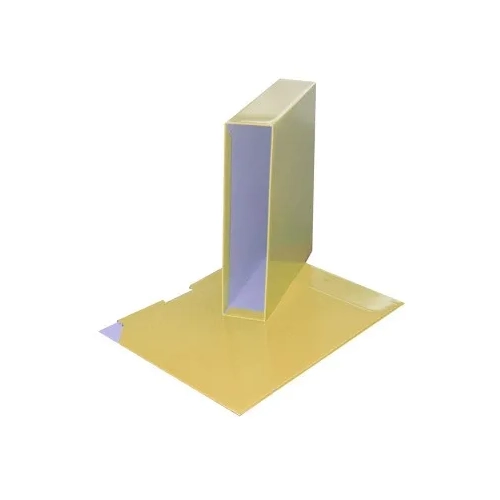 Cajetin para archivador poliprolileno folio ancho amarilla