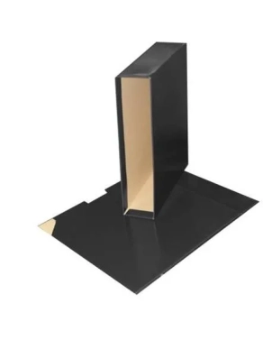 Cajetin para archivador poliprolileno folio ancho negra