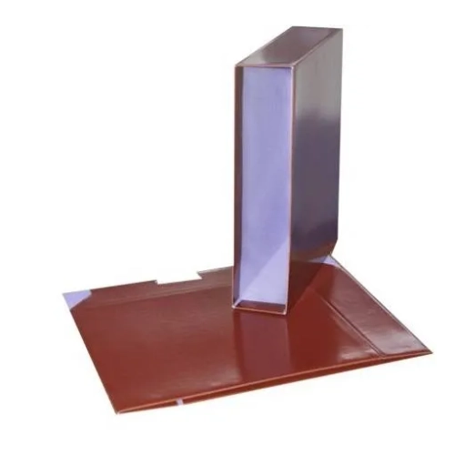 Cajetin para archivador poliprolileno folio ancho roja