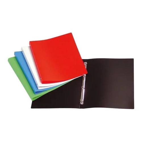 Carpeta p.p. 4 anillas 15mm DIN A4 Exacompta azul