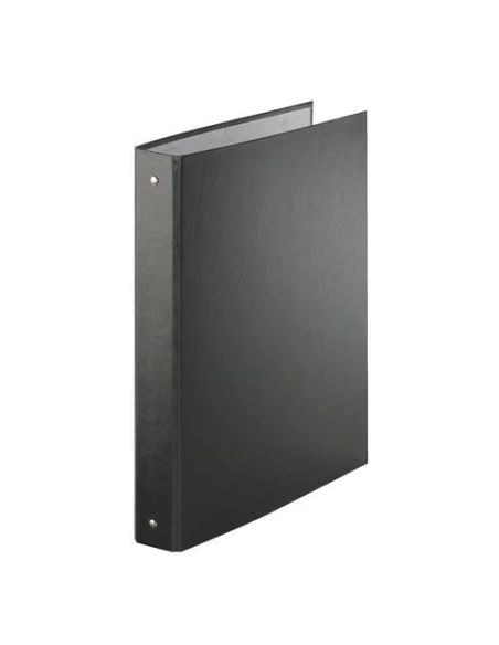 Carpetas de 4 Anillas carton forrado negra
