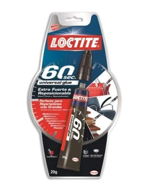 Pegamento Loctite 60 segundos extrafuerte