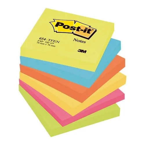 Block notas post it energia 76x76mm